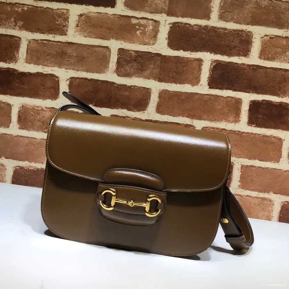 First bag ru shoulder GUCCI bag Horsebit 1955 0701